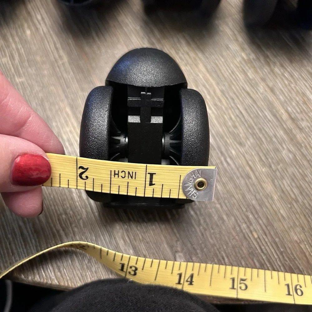Desk Chair Heavy Duty Carpet Casters | Twin Wheel Rollers | Set of 5 Replacement
